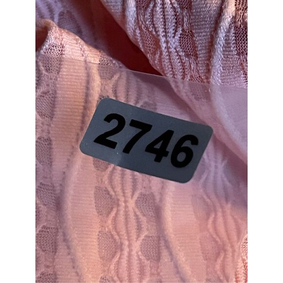 Vintage pink size small textured puff sleeves  jacket - Picture 4 of 4